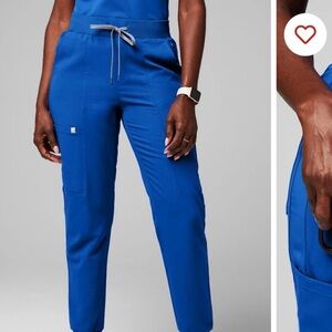 Fabletics On Call Scrub Jogger Royal Blue